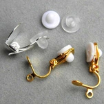 clip for dangle earring with soft pad